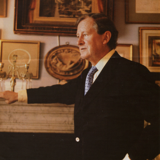 Portrait of IGS founder Desmond Guinness