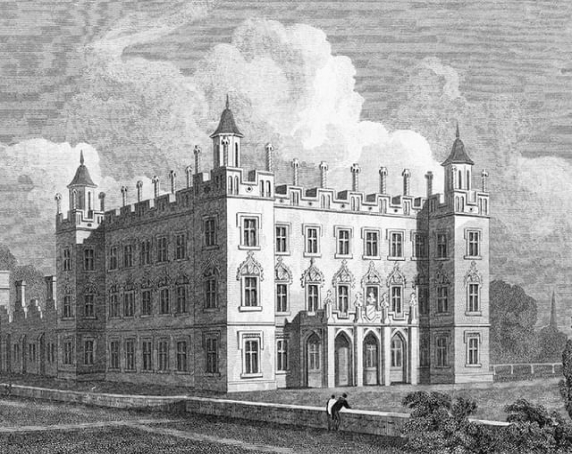 An illustration of a Georgian building